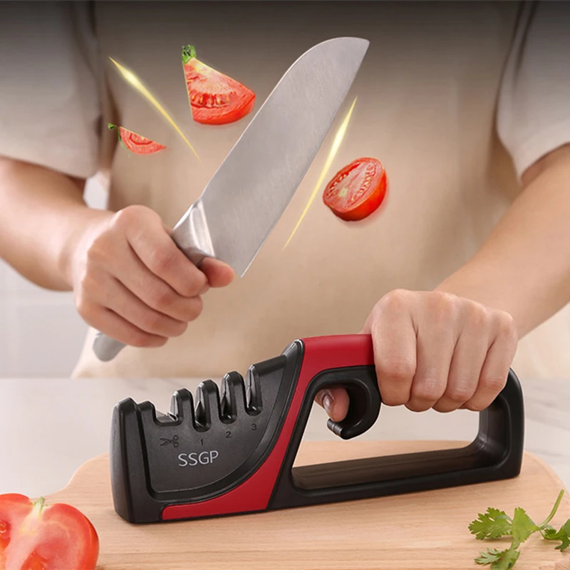 Portable Professional Sharpener for Kitchen Diamond Knives Kitchen Stone Tools Accessories 3 Stage Sharpener for Pocket Knife
Portable Professional Sharpener for Kitchen Diamond Knives Kitchen Stone Tools Accessories 3 Stage Sharpener for Pocket Knife