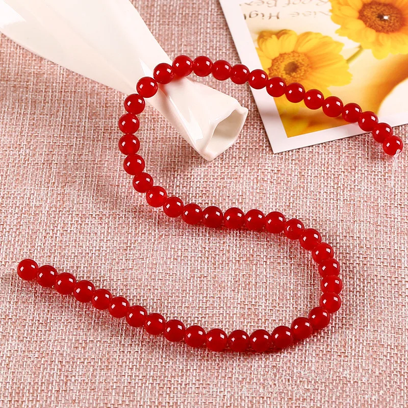 1strip Natural Stone Beads 4/6/8/10/12/14mm Round Red Crystal Quartz Stone Bead Loose Beads DIY Fashion Jewelry Findings
1strip Natural Stone Beads 4/6/8/10/12/14mm Round Red Crystal Quartz Stone Bead Loose Beads DIY Fashion Jewelry Findings