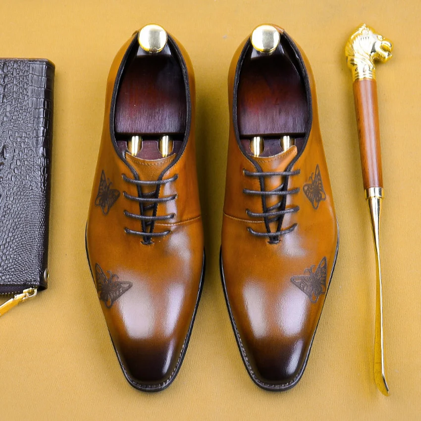 Elegant Genuine Leather Formal Dress Quarter Brogue Shoes Luxury Designer Pointed Toe Handmade Men's Wedding Party Oxfords AS162
Elegant Genuine Leather Formal Dress Quarter Brogue Shoes Luxury Designer Pointed Toe Handmade Men's Wedding Party Oxfords AS162