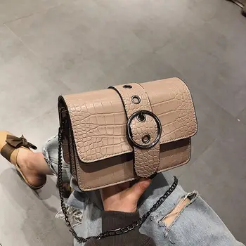 Retro Fashion Female Square bag 2019 New Quality PU Leather Women bag Crocodile pattern Tote bag Lock Shoulder Messenger Bags 
Retro Fashion Female Square bag 2019 New Quality PU Leather Women bag Crocodile pattern Tote bag Lock Shoulder Messenger Bags
