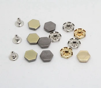 8/10/13mm Hexagonal Flat Bracelet Garment Rivets Cap Stud Leather Craft Bag Hat Shoe Jeans Chocker Wallet Jewelry Accessories
8/10/13mm Hexagonal Flat Bracelet Garment Rivets Cap Stud Leather Craft Bag Hat Shoe Jeans Chocker Wallet Jewelry Accessories