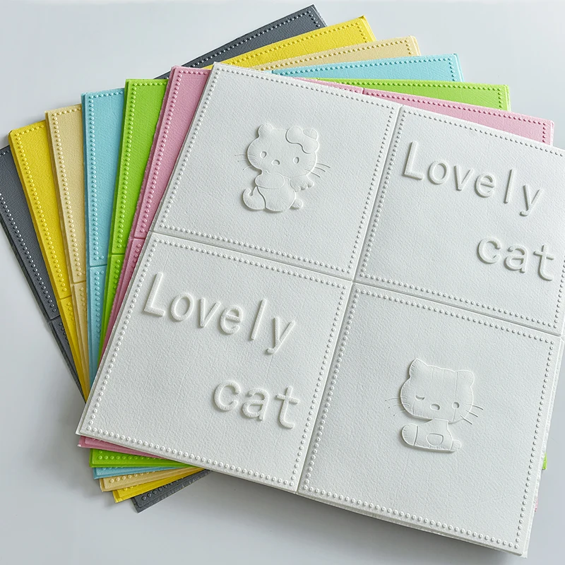 60 * 60cm Diy 3d House Decoration Cartoon Wallpaper Room Bedroom Decoration Foam Self Adhesive Wall Sticker Home Wall Art 
60 * 60cm Diy 3d House Decoration Cartoon Wallpaper Room Bedroom Decoration Foam Self Adhesive Wall Sticker Home Wall Art