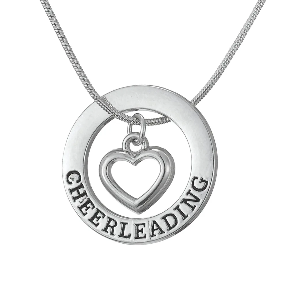 my shape DropShipping Cheerleader Affirmation WHeart Love Pendant Cheerleader Cheering Necklace Girls Birthday Gift
my shape DropShipping Cheerleader Affirmation WHeart Love Pendant Cheerleader Cheering Necklace Girls Birthday Gift