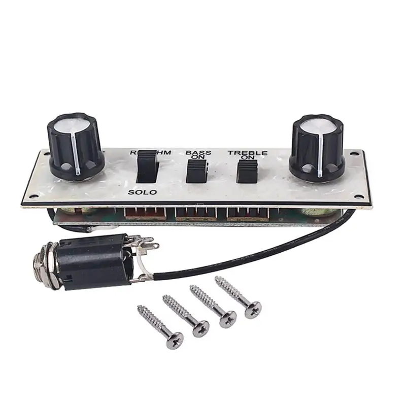 1 Set Control Circuit Board Professional GU238 Plastic Durable Wiring Harness Control Plate Circuit Board for Bass Guitar
1 Set Control Circuit Board Professional GU238 Plastic Durable Wiring Harness Control Plate Circuit Board for Bass Guitar
