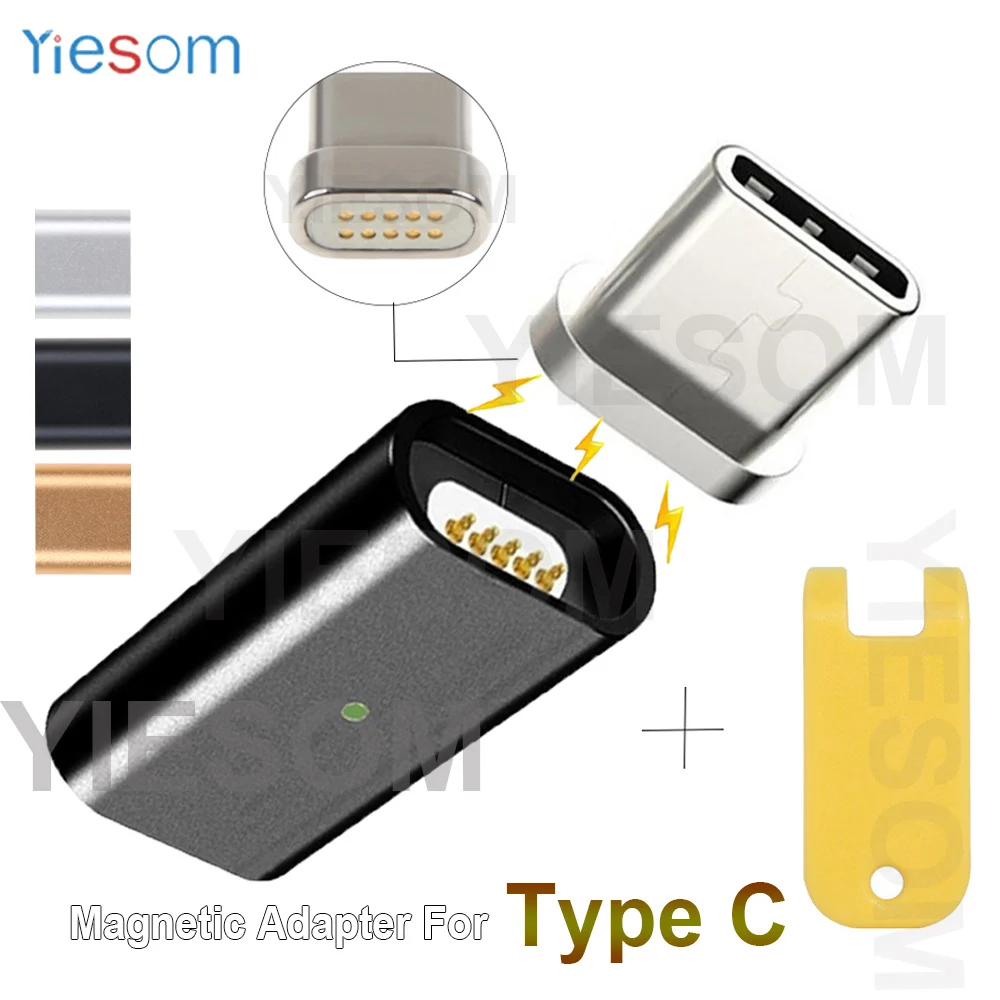 YIESOM Micro USB Adapter to Type C Adapter Magnetic Converter For SAMSUNG S8 S9 Plus Note 8 9 Magnetic Adapter Type-C Plug+Tool
YIESOM Micro USB Adapter to Type C Adapter Magnetic Converter For SAMSUNG S8 S9 Plus Note 8 9 Magnetic Adapter Type-C Plug+Tool