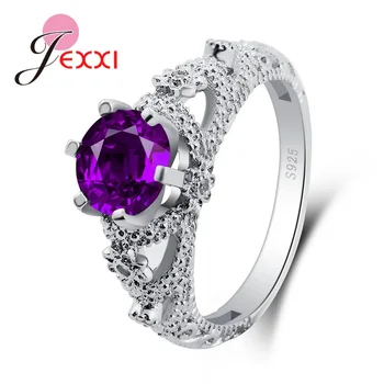Shinning Round Cubic Zirconia Elegant 100% 925 Sterling Silver Wholesale Plant Rings Suitable Wedding Jewelry Accessory
Shinning Round Cubic Zirconia Elegant 100% 925 Sterling Silver Wholesale Plant Rings Suitable Wedding Jewelry Accessory