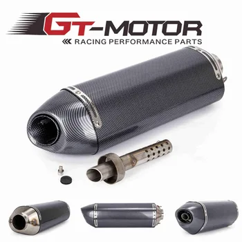 GT Motor - 51mm Exhuast Muffler Slip-On Exhaust Pipe With DB killer For Yamaha Kawasaki Most Bike
GT Motor - 51mm Exhuast Muffler Slip-On Exhaust Pipe With DB killer For Yamaha Kawasaki Most Bike