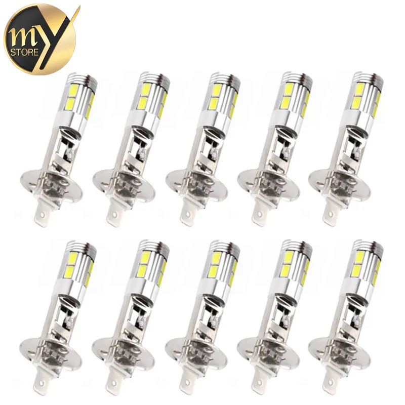 10Pcs H1 Led Bulbs Super Bright White High Power 10 SMD 5630 Auto LED H1 Car Light Fog Signal Turn Light Driving Lamp 12V
10Pcs H1 Led Bulbs Super Bright White High Power 10 SMD 5630 Auto LED H1 Car Light Fog Signal Turn Light Driving Lamp 12V