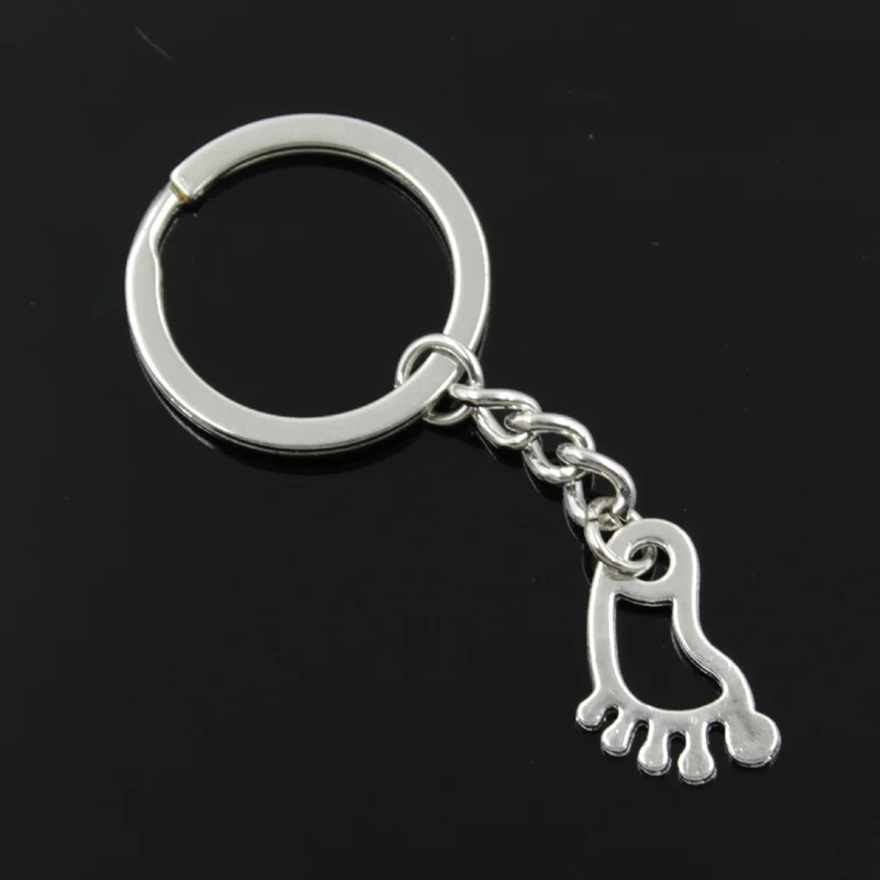 new fashion men 30mm keychain DIY metal holder chain vintage hollow foot feet 22x14mm silver pendant Gift
new fashion men 30mm keychain DIY metal holder chain vintage hollow foot feet 22x14mm silver pendant Gift