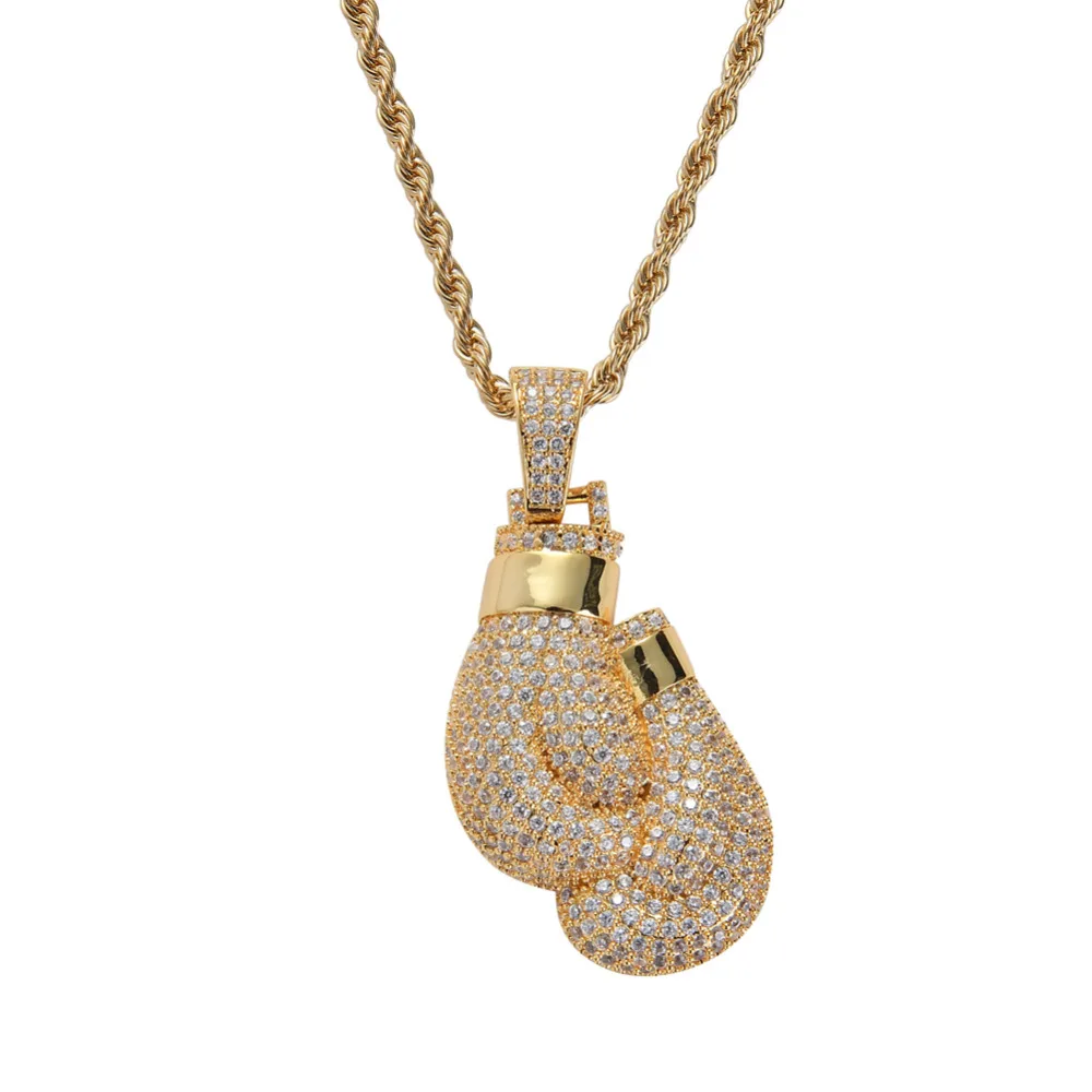 Iced Brass AAA CZ Boxing glove Pendant&necklace Men's Hip Hop Jewelry CN071
Iced Brass AAA CZ Boxing glove Pendant&necklace Men's Hip Hop Jewelry CN071