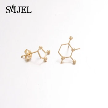 SMJEL 10 Pairs- S078 Unbalance Caffeine Molecule Structure Stud Earrings for Women Unique Chemistry Earrings Men
SMJEL 10 Pairs- S078 Unbalance Caffeine Molecule Structure Stud Earrings for Women Unique Chemistry Earrings Men