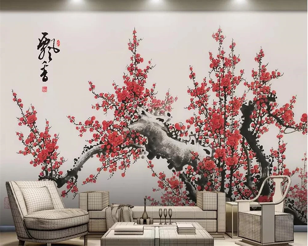 3d wallpaper Chinese style living room bedroom plum blossom mural restaurant room decoration background flower branch wallpapers
3d wallpaper Chinese style living room bedroom plum blossom mural restaurant room decoration background flower branch wallpapers