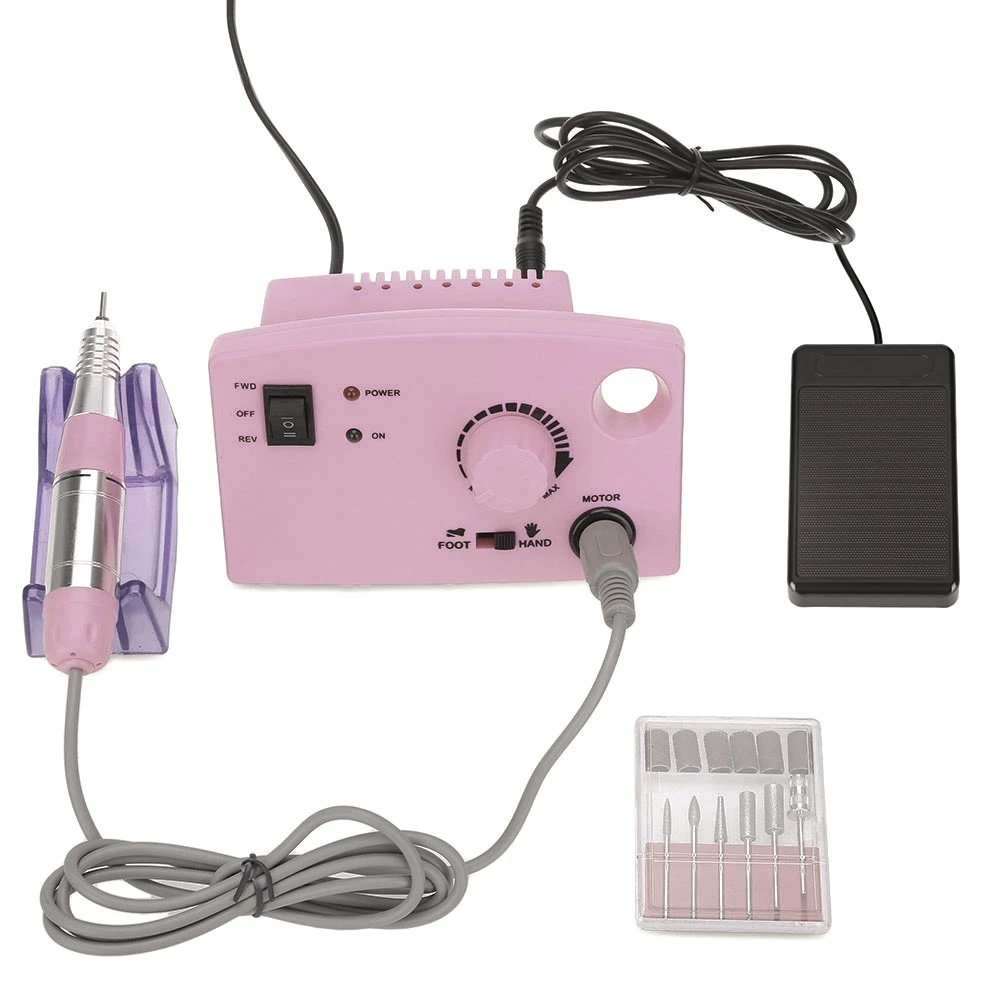 Electric Nail Drill Machine 25000R RPM 18W Pro Diamond Nail File Drill Machine Maniure And Pedicure Drill Polish Bits Tools Kits
Electric Nail Drill Machine 25000R RPM 18W Pro Diamond Nail File Drill Machine Maniure And Pedicure Drill Polish Bits Tools Kits