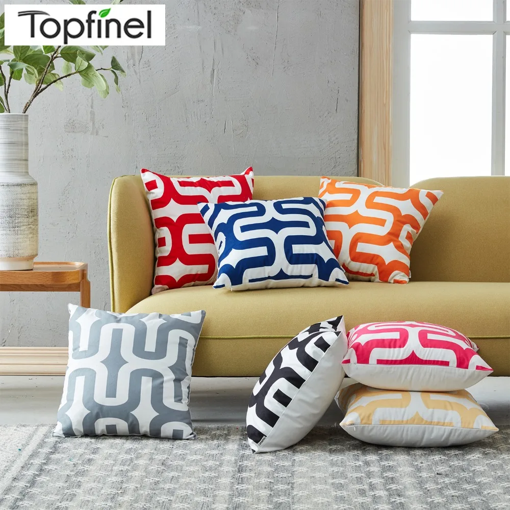 Topfinel Geometric Home Decorative Throw Pillow Cases Soft Microfiber Cushion Covers For Home Bed Sofa Seat Chair Car Set of 6
Topfinel Geometric Home Decorative Throw Pillow Cases Soft Microfiber Cushion Covers For Home Bed Sofa Seat Chair Car Set of 6