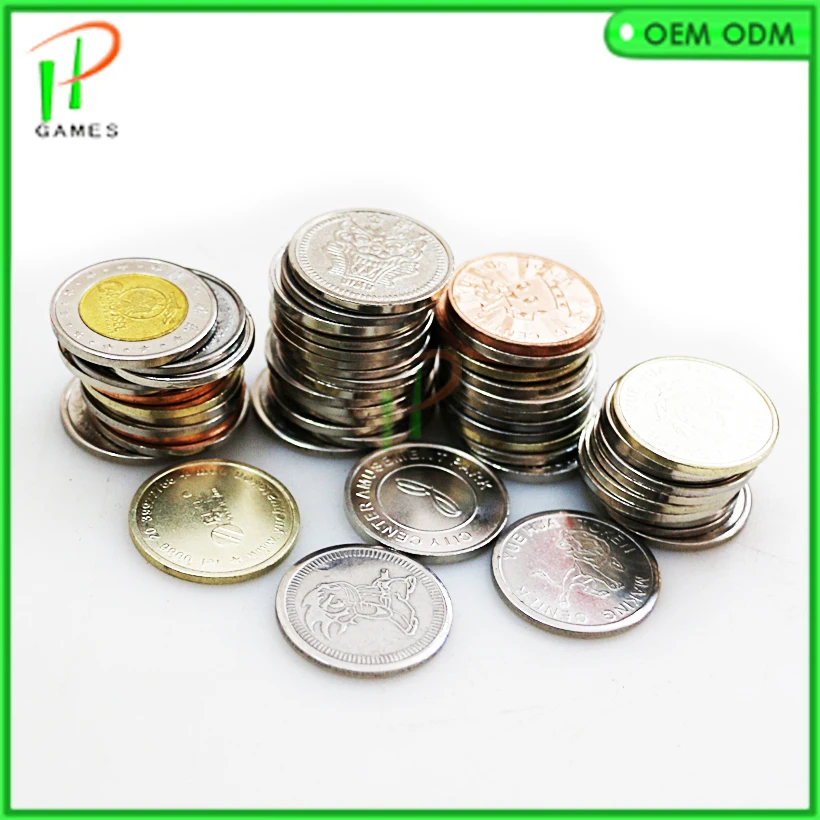 10PCS 25*1.85mm Stainless Steel Tokens Arcade Credit Medal Coin For Slot Game Machine Accessories | Спорт и развлечения