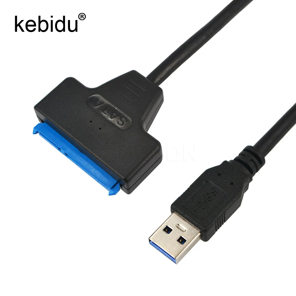 Kebidu USB 3.0 to Sata Cable 22 Pin 2 5" 2.5 inch HDD Hard Disk Driver DVD CD Rom Adapter Converter High Speed
Kebidu USB 3.0 to Sata Cable 22 Pin 2 5" 2.5 inch HDD Hard Disk Driver DVD CD Rom Adapter Converter High Speed