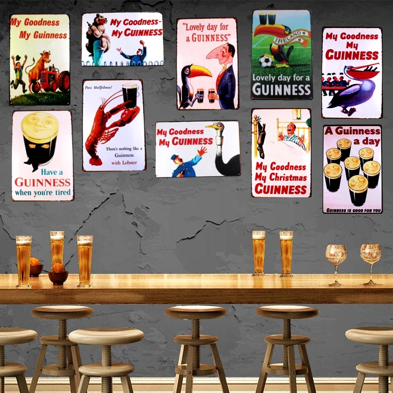 My Goodness My Guinness Metal Painting Retro Tin Sign Wall Bar Home Craft Art Decor Cuadros 30X20CM DU-1001
My Goodness My Guinness Metal Painting Retro Tin Sign Wall Bar Home Craft Art Decor Cuadros 30X20CM DU-1001