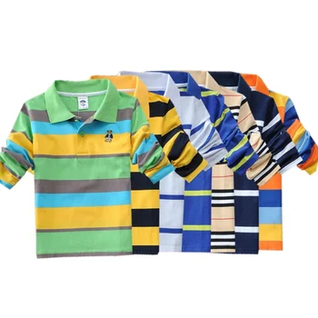 Kids Brands Stripe Polo Shirt for Boy Child School Polo Shirts Tops for Boys High Fashion Children Poloshirt Clothes 2-13 Years
Kids Brands Stripe Polo Shirt for Boy Child School Polo Shirts Tops for Boys High Fashion Children Poloshirt Clothes 2-13 Years