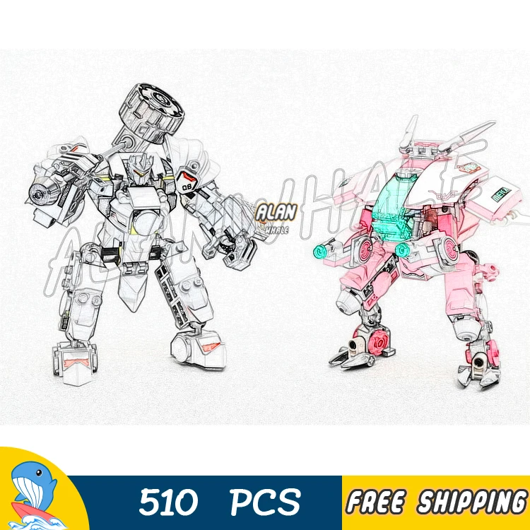 510PCS D.Va and Reinhardt Mech Robots Overwatching Games Heroes Figure Building Blocks Toys Compatible
510PCS D.Va and Reinhardt Mech Robots Overwatching Games Heroes Figure Building Blocks Toys Compatible
