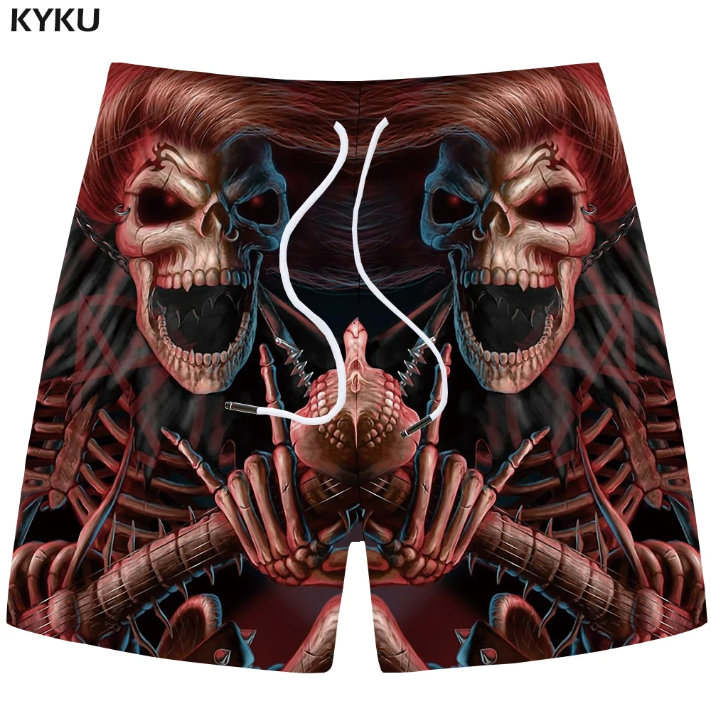 KYKU Brand Skull Shorts Men Red Casual Shorts Beach King Gothic 3d Print Shorts Cargo Hip Hop Mens Short Pants 2018 Male Summer
KYKU Brand Skull Shorts Men Red Casual Shorts Beach King Gothic 3d Print Shorts Cargo Hip Hop Mens Short Pants 2018 Male Summer
