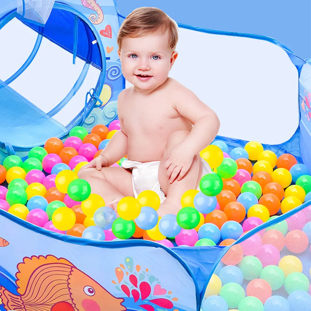 Sundlight Kids Folding Ball Pool Ball Pit Kids Round Ball Pit for Baby Kids Soft Indoor Outdoor Ideal Gift Play Toy for Children Toddler Boys Girls