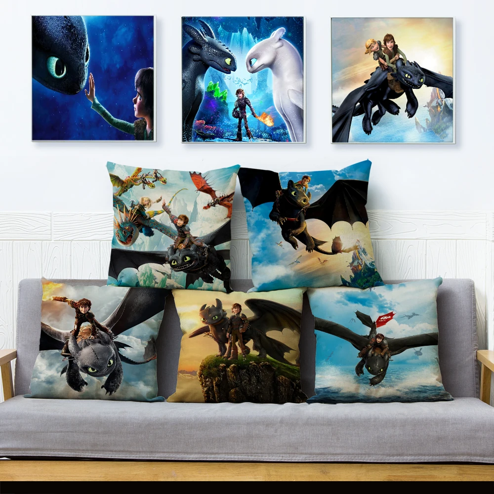 How To Train Your Dragon Cushion Cover Decor The Hidden World Print Linen Pillow Covers Pillows Cases for Sofa Home Pillowcase
How To Train Your Dragon Cushion Cover Decor The Hidden World Print Linen Pillow Covers Pillows Cases for Sofa Home Pillowcase