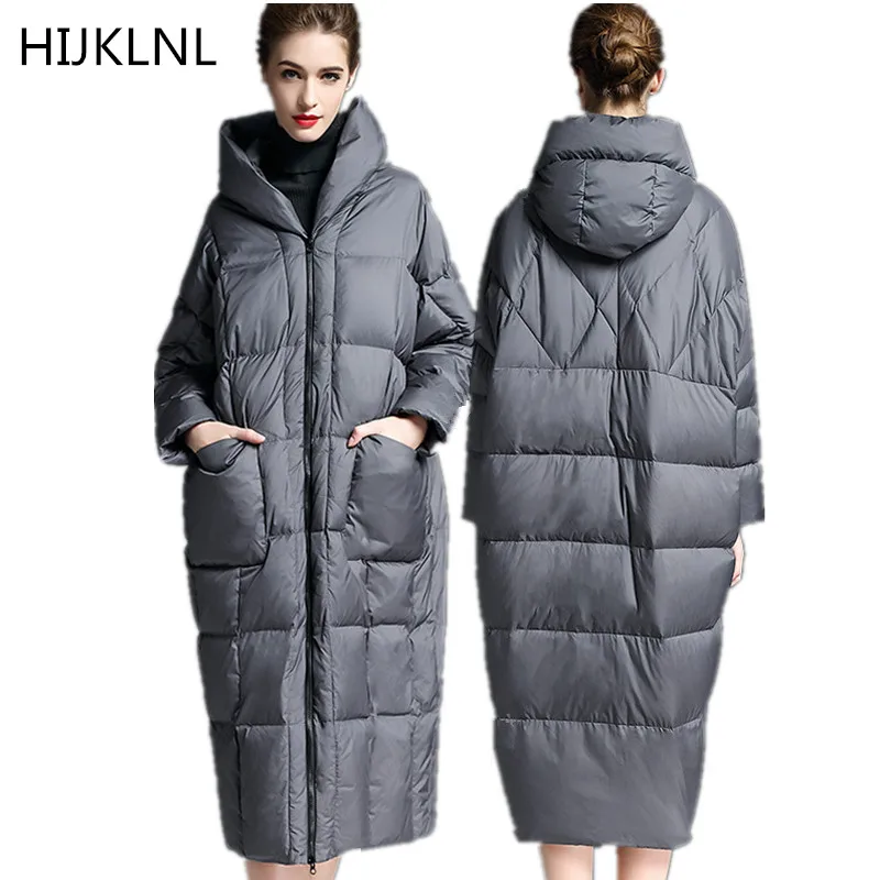 2019 New Women's Winter Down Jacket Long Section 100% White Duck Down Loose Thick Warm Hooded Coat TQ321
2019 New Women's Winter Down Jacket Long Section 100% White Duck Down Loose Thick Warm Hooded Coat TQ321