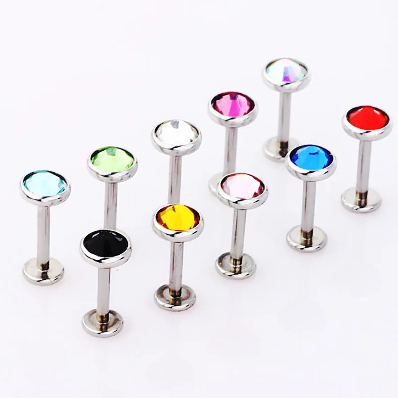 wholesale mix 50pcs mulit color cartilage earrings 3mm 4mm steel small labret body piercing with internally crystal gem stones
wholesale mix 50pcs mulit color cartilage earrings 3mm 4mm steel small labret body piercing with internally crystal gem stones