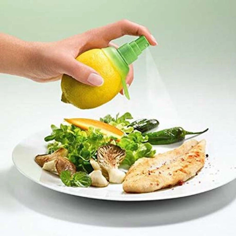 DHL 100Set Lemon Sprayer Kitchen Gadgets Fresh Fruit Juice Citrus Orange Mist Spray Cooking Tool Kitchen Accessories
DHL 100Set Lemon Sprayer Kitchen Gadgets Fresh Fruit Juice Citrus Orange Mist Spray Cooking Tool Kitchen Accessories