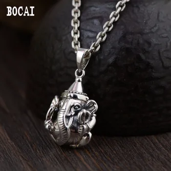 S925 sterling silver Thai silver antique style Trinity nose pendant couple models gift
S925 sterling silver Thai silver antique style Trinity nose pendant couple models gift