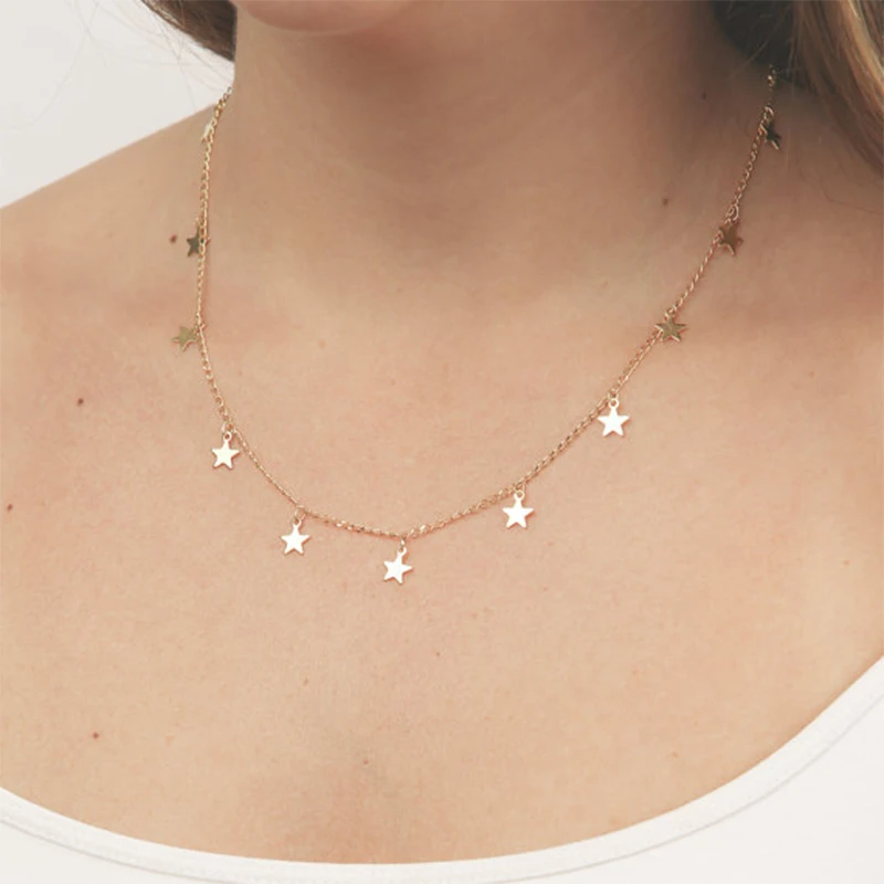 Zuowen Fashion Gold Silver Star Necklace Wome Trendy Choker Statement Necklace Jewelry XL7028
Zuowen Fashion Gold Silver Star Necklace Wome Trendy Choker Statement Necklace Jewelry XL7028