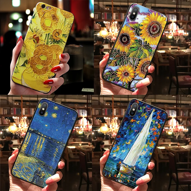 Чехол с объемным рельефом для Huawei Mate 10 20 Lite P8 P9 P10 P20 Pro Y6 2017 чехлы Honor 8X 6A 7A 9 чехол ван