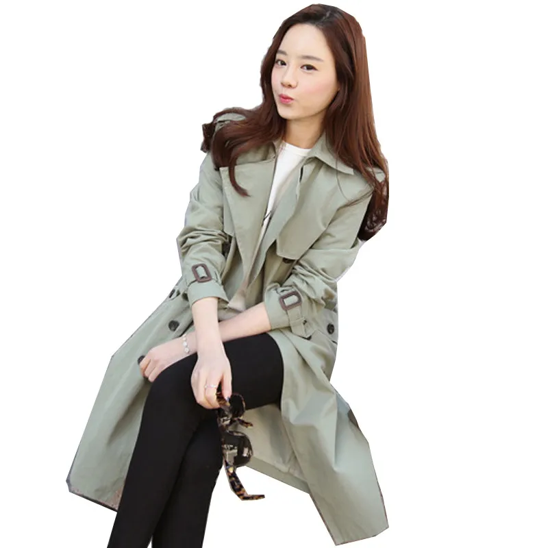 2019 Spring Autumn Fashion Women Long Section Windbreaker Double-Breasted Trench Coats Korean Ladies Loose Casual Outerwear M200
2019 Spring Autumn Fashion Women Long Section Windbreaker Double-Breasted Trench Coats Korean Ladies Loose Casual Outerwear M200