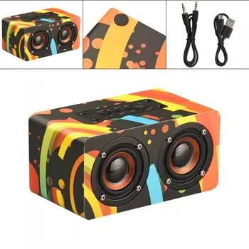 D50 10W 2 Color Wooden Wireless Bluetooth Speaker with Long Endurance and AUX Wired Connection for Smartphone / PC
D50 10W 2 Color Wooden Wireless Bluetooth Speaker with Long Endurance and AUX Wired Connection for Smartphone / PC