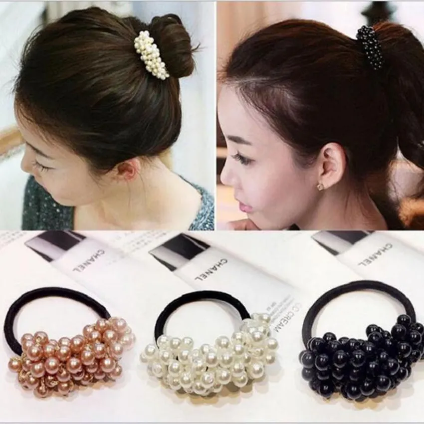 Women Hair Accessories Pearls Beads Headbands Ponytail Holder Girls Scrunchies Vintage Elastic Hair Bands Rubber Rope Headdress
Women Hair Accessories Pearls Beads Headbands Ponytail Holder Girls Scrunchies Vintage Elastic Hair Bands Rubber Rope Headdress