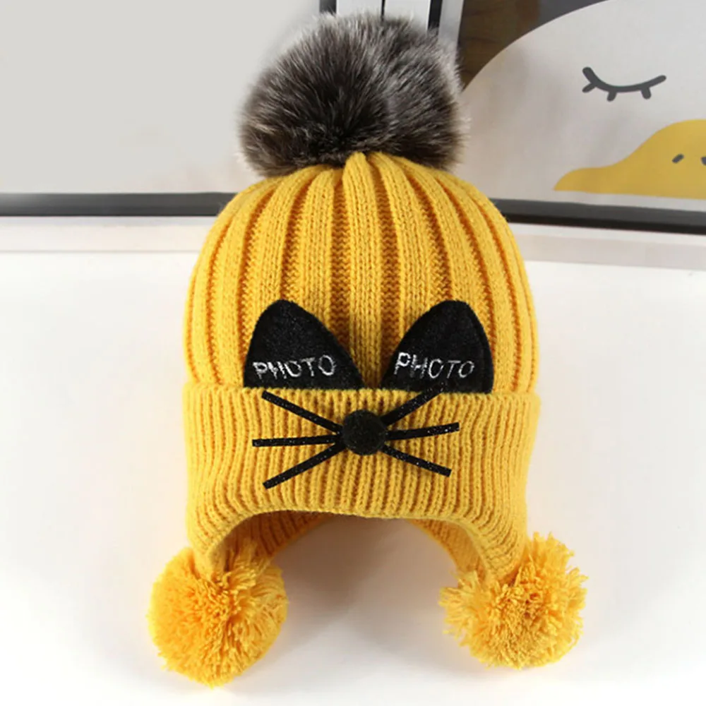 1PCS 44-50CM Winter Children's Beard Cat Wool Hat 1-4 Years Old Baby Knit Hat for Boys and Girls Warm Earmuffs Hat Kitted Caps
1PCS 44-50CM Winter Children's Beard Cat Wool Hat 1-4 Years Old Baby Knit Hat for Boys and Girls Warm Earmuffs Hat Kitted Caps