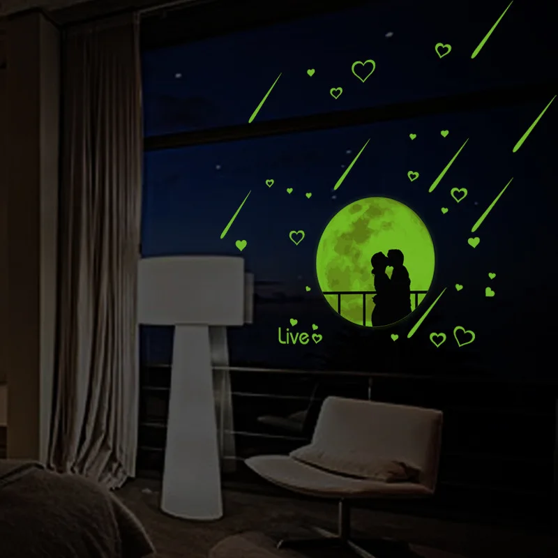 Luminous Stickers Glow In The Dark Romantic Star Love Meteor Shower Wall Sticker Night Light Decal Vinyl Mural Home Decor
Luminous Stickers Glow In The Dark Romantic Star Love Meteor Shower Wall Sticker Night Light Decal Vinyl Mural Home Decor