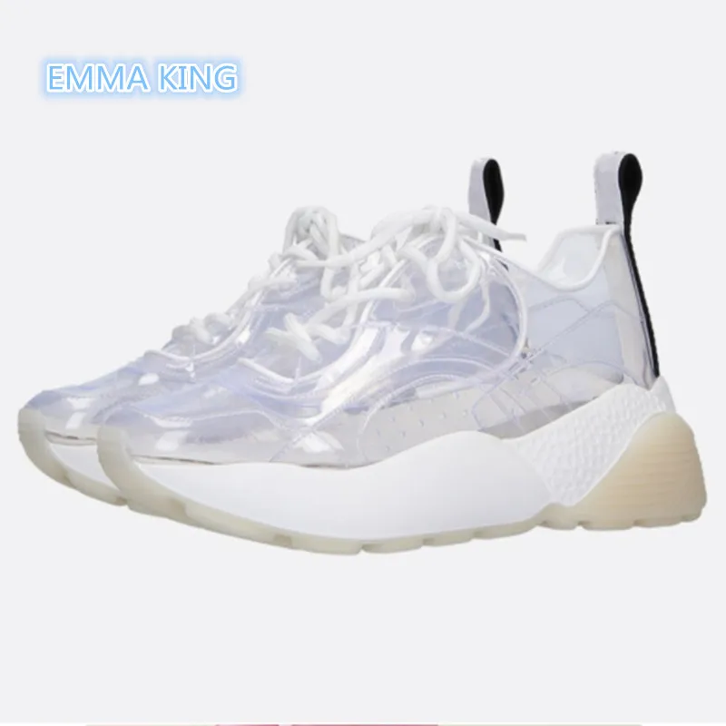 2019 Spring New PVC Transparent Flats Women Lace-Up Causal Rihanna Creepers Shoes Woman Solid Outdoor Sexy Sneaker Zapatos Mujer
2019 Spring New PVC Transparent Flats Women Lace-Up Causal Rihanna Creepers Shoes Woman Solid Outdoor Sexy Sneaker Zapatos Mujer