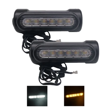 1 Pair Black Motorcycle Highway Bar Light Switchback LED Turn Signal Light Crash Bars for Touring Models 
1 Pair Black Motorcycle Highway Bar Light Switchback LED Turn Signal Light Crash Bars for Touring Models