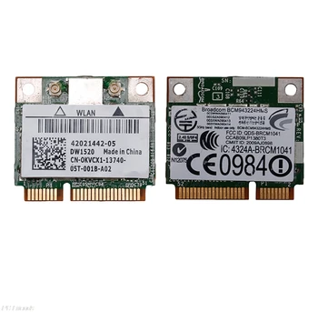 NEW DW1520 Dual Band Wireless AGN Half MINI PCI-E BCM943224HMS WIFI Card For DELL
NEW DW1520 Dual Band Wireless AGN Half MINI PCI-E BCM943224HMS WIFI Card For DELL