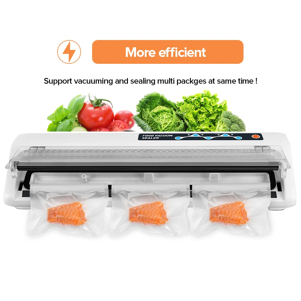 LAIMENG Household Vacuum Food Sealer Packing Machine with Wine Stopper Vacuum Packer Sealing with Vacuum Bags Food Storage S141R
LAIMENG Household Vacuum Food Sealer Packing Machine with Wine Stopper Vacuum Packer Sealing with Vacuum Bags Food Storage S141R