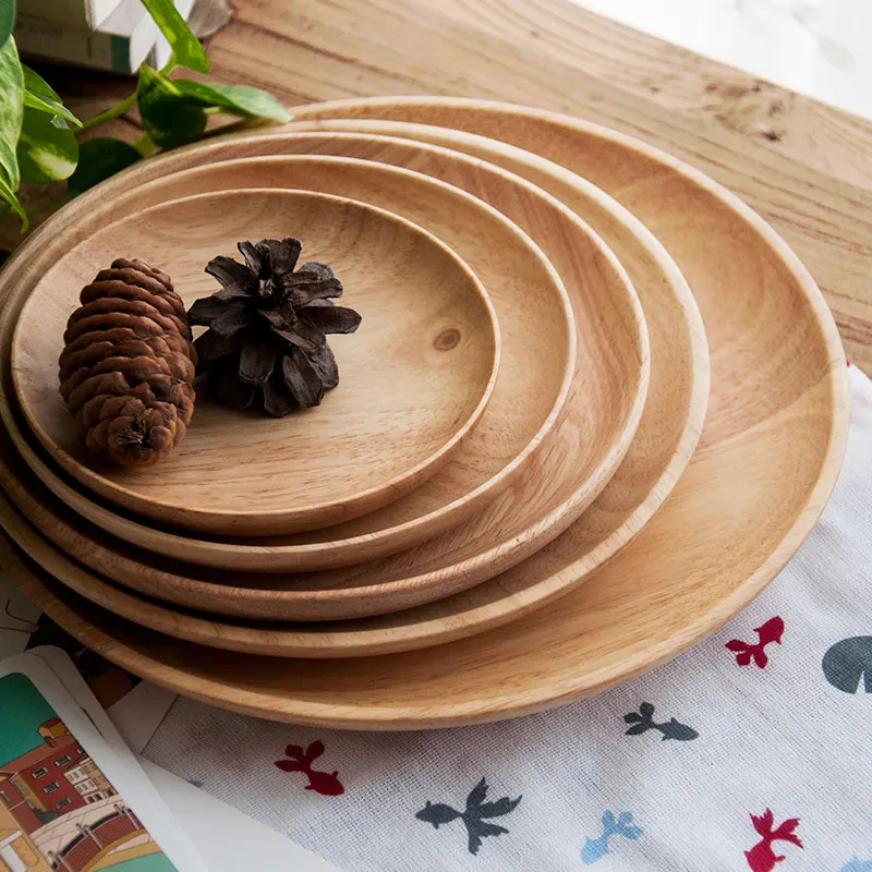 Japanese Round Wood Plates Cake Tray Wooden Tableware Household Kitchen Utensils Dessert Dishes Serving Plates
Japanese Round Wood Plates Cake Tray Wooden Tableware Household Kitchen Utensils Dessert Dishes Serving Plates