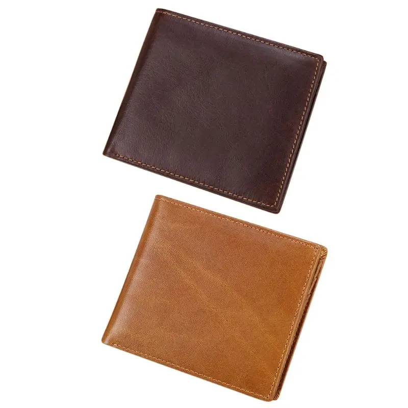 THINKTHENDO 2019 New Men's Cowhide Leather RFID Blocking Credit Card Holder Wallet Bifold ID Cash Coin Purse Clutch
THINKTHENDO 2019 New Men's Cowhide Leather RFID Blocking Credit Card Holder Wallet Bifold ID Cash Coin Purse Clutch