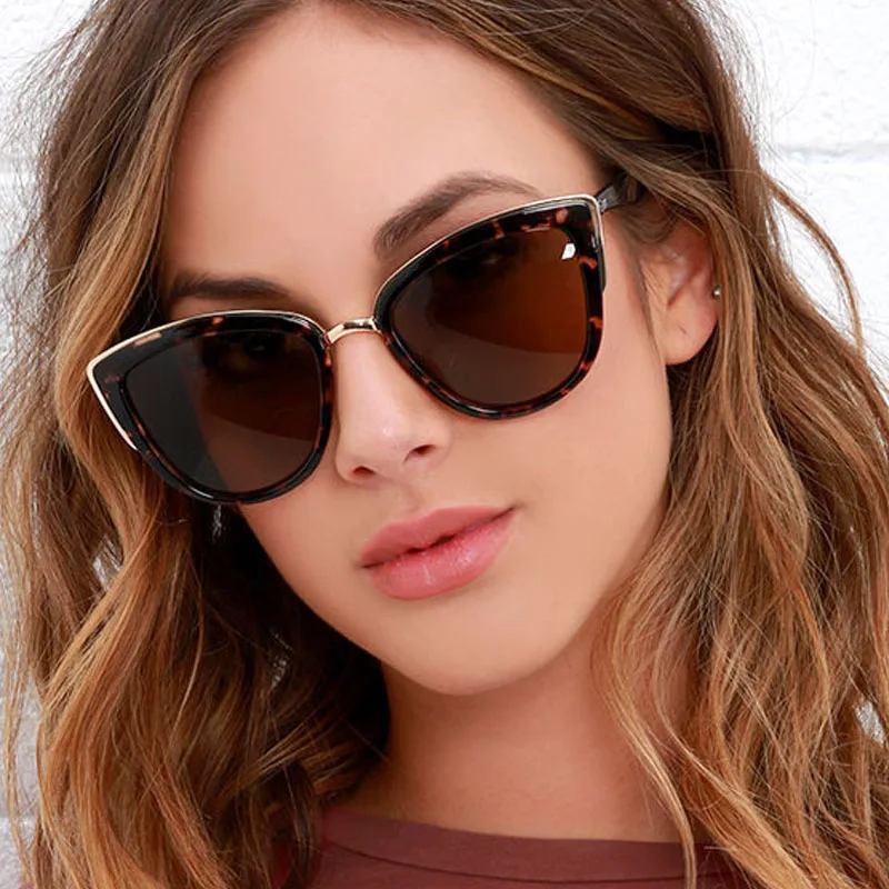 Brand Design Trendy Vintage Sunglasses Women UV400 Leopard Brown Cat Eye Sun Glasses Retro Shades Hipster Goggles Oculos de sol
Brand Design Trendy Vintage Sunglasses Women UV400 Leopard Brown Cat Eye Sun Glasses Retro Shades Hipster Goggles Oculos de sol