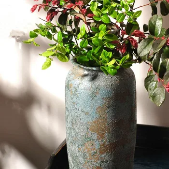 Ceramic pot vase creative rough pottery handmade flower table vase home decoration 3
Ceramic pot vase creative rough pottery handmade flower table vase home decoration 3
