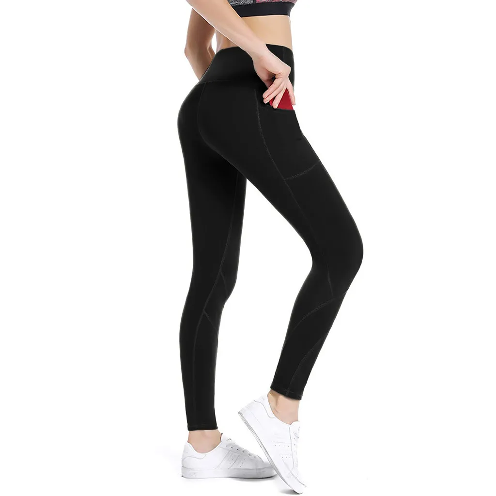 Women Workout Out Pockets Leggings Fitness High Waist Elastic Waist Solid Color Patchwork Breathable Skinny Stretched Leggins
Women Workout Out Pockets Leggings Fitness High Waist Elastic Waist Solid Color Patchwork Breathable Skinny Stretched Leggins