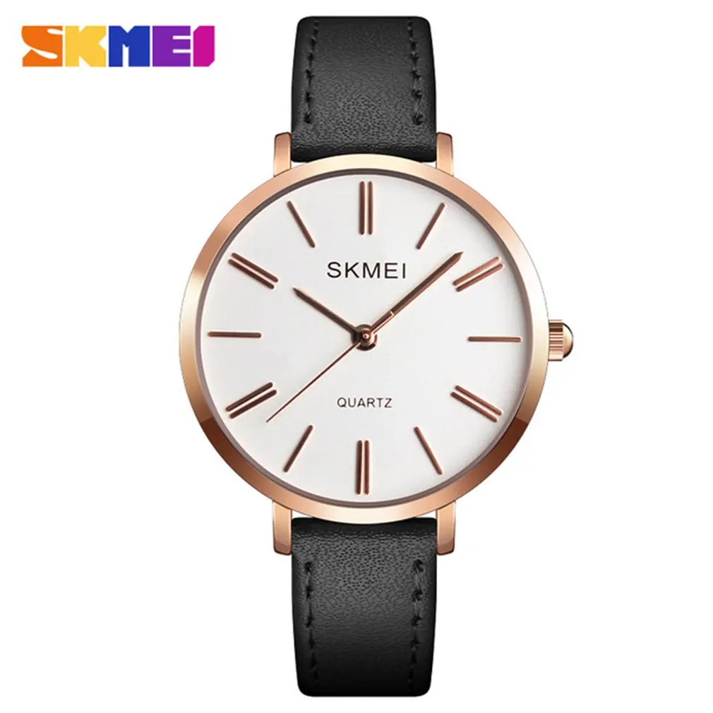 SKMEI Top Brand Fashion Women Watch 30m Waterproof Quartz Watch Leather Strap Business Casual Wrist Watch Models Relogio Watches
SKMEI Top Brand Fashion Women Watch 30m Waterproof Quartz Watch Leather Strap Business Casual Wrist Watch Models Relogio Watches