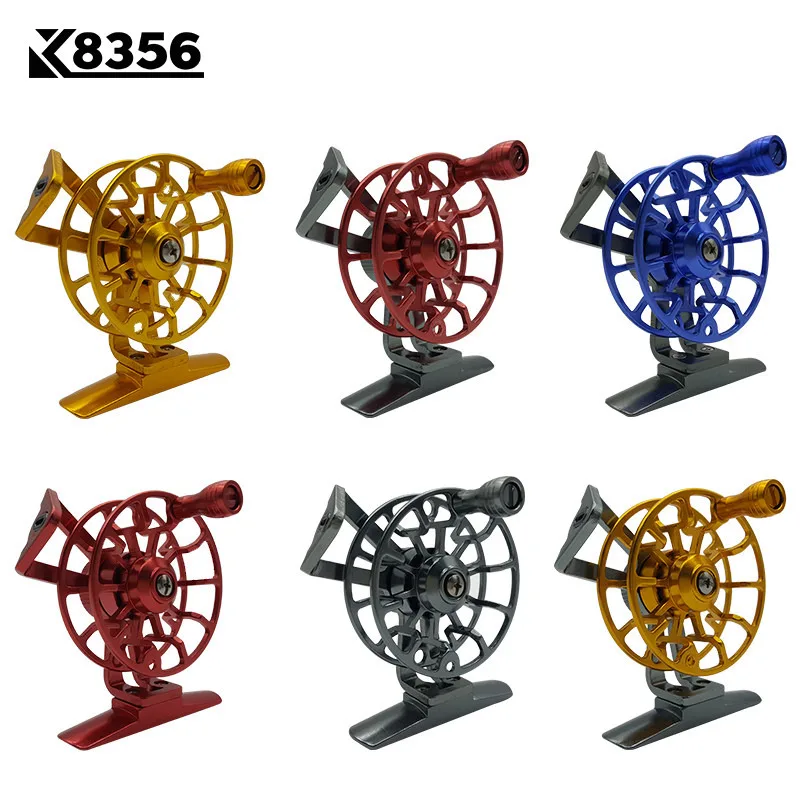 K8356 Full Metal Ultra-light Former Ice Fishing Reels Gear Ratio 1:1 Right Hand Fly Fishing Reel CNC Machined Aluminum 6 Colors
K8356 Full Metal Ultra-light Former Ice Fishing Reels Gear Ratio 1:1 Right Hand Fly Fishing Reel CNC Machined Aluminum 6 Colors