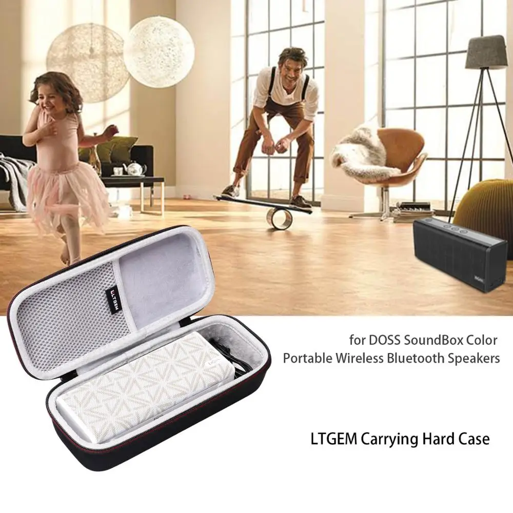 LTGEM EVA Hard Travel Carrying Case for DOSS SoundBox Color Portable Wireless Bluetooth Speakers
LTGEM EVA Hard Travel Carrying Case for DOSS SoundBox Color Portable Wireless Bluetooth Speakers