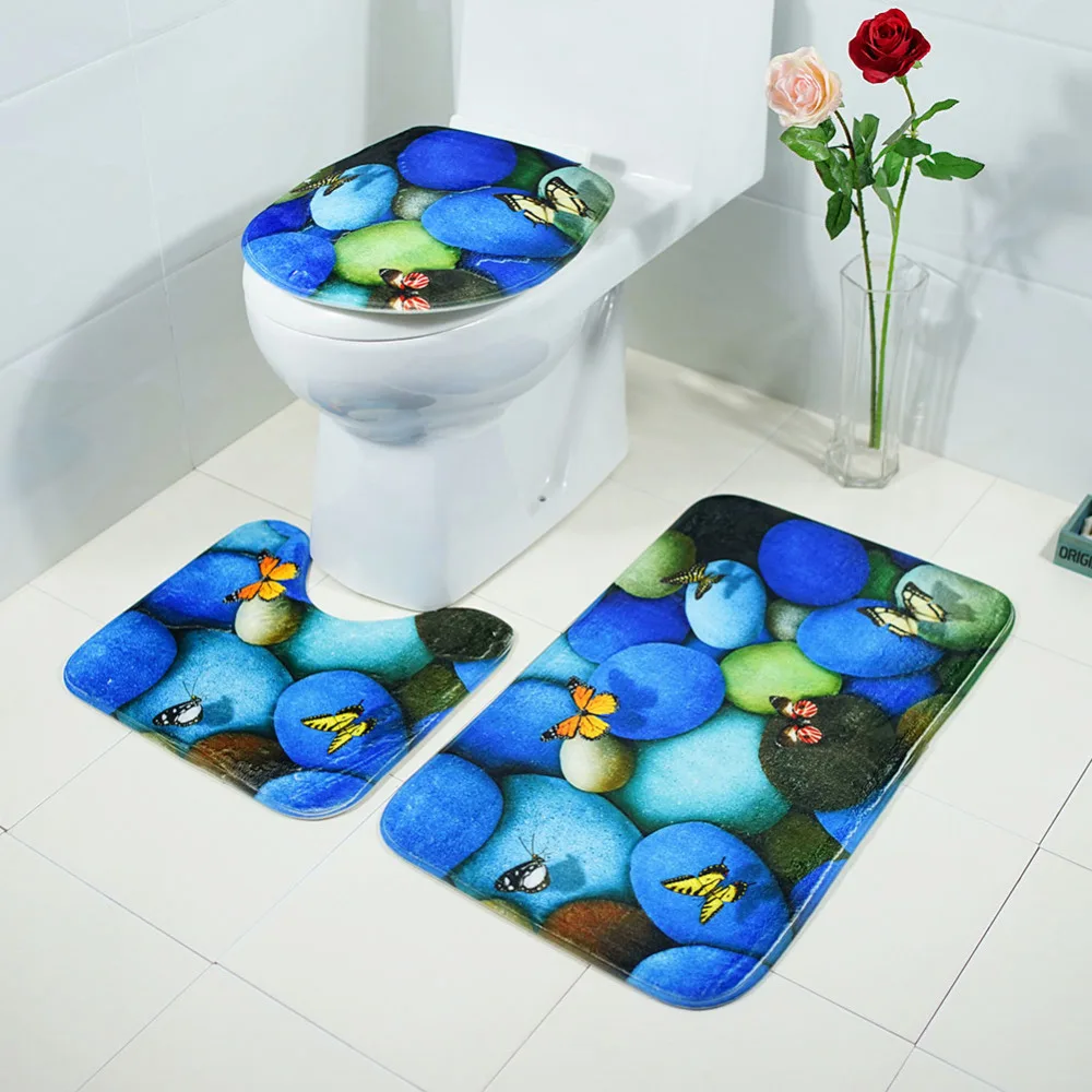 3pcs/set Bath Mats Bathroom Carpet Non Slip Water Absorb Floor Rugs Toilet Lid Covers U Shape Pad Toilet Carpet Bathroom Decor
3pcs/set Bath Mats Bathroom Carpet Non Slip Water Absorb Floor Rugs Toilet Lid Covers U Shape Pad Toilet Carpet Bathroom Decor